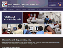 Tablet Screenshot of alcarediagnostics.com